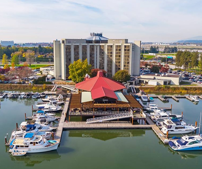 Combining convenience and luxurious comfort, The Pacific Gateway Hotel at Vancouver Airport is your natural choice. We offer 382...


 	 Address: 3500 Cessna Dr, Richmond, BC V7B 1C7, Canada
 	  Phone: +1 604 247 8900
 	  Ports Level 2: 1x   Cost: Free